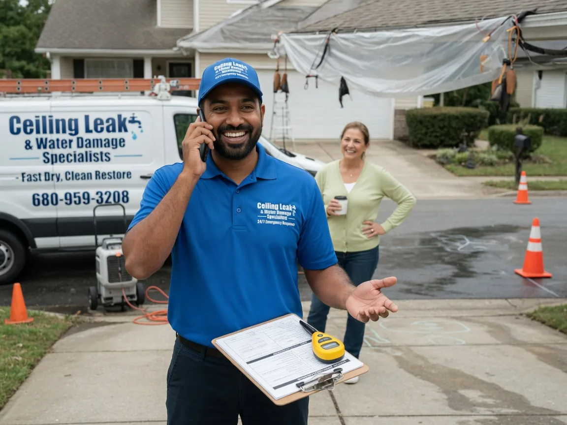 Ceiling Leak Cleanup Red Bluff, CA FAQs